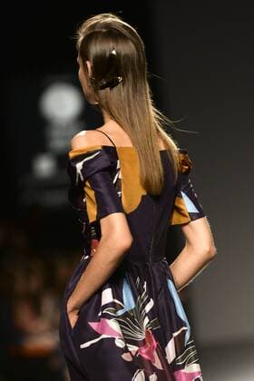 Model bei der Juan Vidal Fashion Show auf der Mercedes-Benz Fashion Week Madrid Spring Summer 2016. Madrid, 21.09.2015 Juan Vidal Model 
