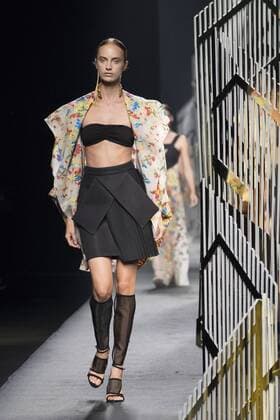 Sept. 21, 2015 - Madrid, Madrid, Spain - A model showcases designs by Alvarno on the runway at the Alvarno show during Mercedes-Benz Fashion Week Madrid Spring Summer 2016 at Ifema on September 21, 2015 in Madrid, Spain. Madrid Spain  - ZUMAn230