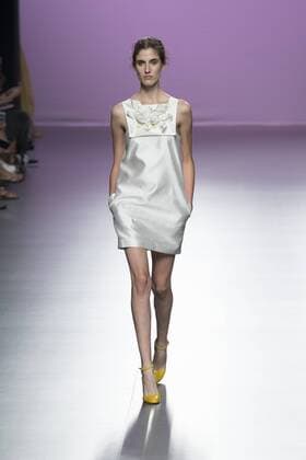 Sept. 21, 2015 - Madrid, Madrid, Spain - A model showcases designs by The 2nd Skin Co on the runway at the 2nd Skin Co show during Mercedes-Benz Fashion Week Madrid Spring Summer 2015 16 at Ifema on September 21, 2015 in Madrid, Spain. Madrid Spain  - ZUMAn230