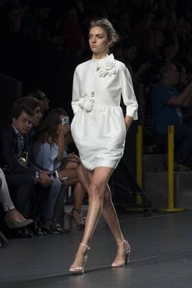 Sept. 21, 2015 - Madrid, Madrid, Spain - A model showcases designs by The 2nd Skin Co on the runway at the 2nd Skin Co show during Mercedes-Benz Fashion Week Madrid Spring Summer 2015 16 at Ifema on September 21, 2015 in Madrid, Spain. Madrid Spain  - ZUMAn230