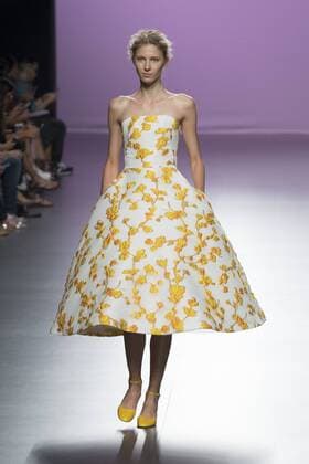 Sept. 21, 2015 - Madrid, Madrid, Spain - A model showcases designs by The 2nd Skin Co on the runway at the 2nd Skin Co show during Mercedes-Benz Fashion Week Madrid Spring Summer 2015 16 at Ifema on September 21, 2015 in Madrid, Spain. Madrid Spain  - ZUMAn230