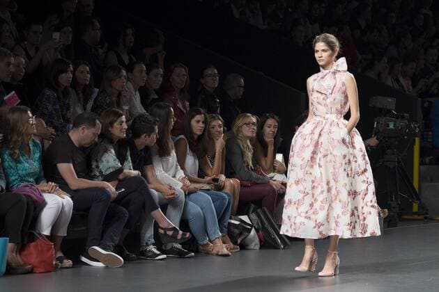 Sept. 21, 2015 - Madrid, Madrid, Spain - A model showcases designs by The 2nd Skin Co on the runway at the 2nd Skin Co show during Mercedes-Benz Fashion Week Madrid Spring Summer 2015 16 at Ifema on September 21, 2015 in Madrid, Spain. Madrid Spain  - ZUMAn230