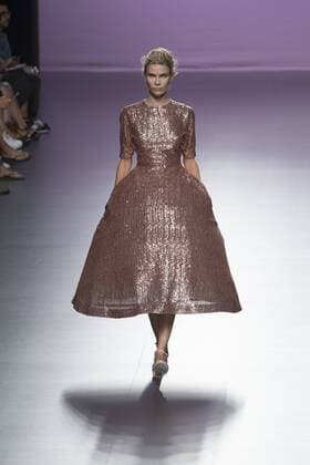 Sept. 21, 2015 - Madrid, Madrid, Spain - A model showcases designs by The 2nd Skin Co on the runway at the 2nd Skin Co show during Mercedes-Benz Fashion Week Madrid Spring Summer 2015 16 at Ifema on September 21, 2015 in Madrid, Spain. Madrid Spain  - ZUMAn230