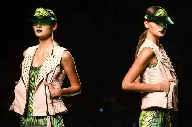 Model bei der Maya Hansen Fashion Show auf der Mercedes-Benz Fashion Week Madrid Spring Summer 2016. Madrid, 21.09.2015 Maya Hansen Model 