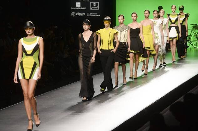 Models bei der Maya Hansen Fashion Show auf der Mercedes-Benz Fashion Week Madrid Spring Summer 2016. Madrid, 21.09.2015 Maya Hansen Models 