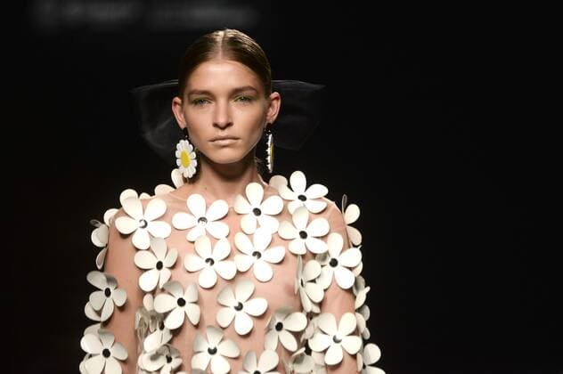 Model bei der Maria Escote Fashion Show auf der Mercedes-Benz Fashion Week Madrid Spring Summer 2016. Madrid, 21.09.2015 Maria Escoté Model 