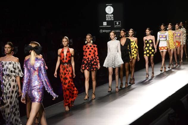 Models bei der Maria Escote Fashion Show auf der Mercedes-Benz Fashion Week Madrid Spring Summer 2016. Madrid, 21.09.2015 Maria Escoté Models 