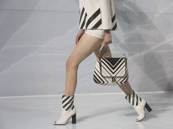 London, UK. 22 09 2015. London Fashion Week runway show of British accessories and handbag designer Anya Hindmarch at Lindley Hall. London Fashion Week, Anya Hindmarch, London, UK 
