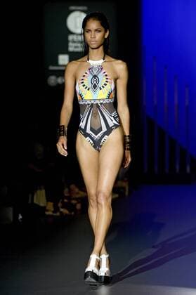 Model bei der Dolores Cortes Fashion Show auf der Mercedes-Benz Fashion Week Madrid Spring Summer 2016. Madrid, 21.09.2015 Dolores Cortes Model 