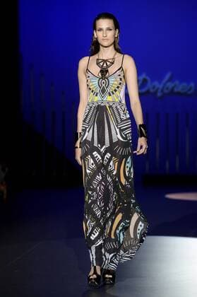 Model bei der Dolores Cortes Fashion Show auf der Mercedes-Benz Fashion Week Madrid Spring Summer 2016. Madrid, 21.09.2015 Dolores Cortes Model 