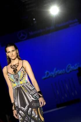 Model bei der Dolores Cortes Fashion Show auf der Mercedes-Benz Fashion Week Madrid Spring Summer 2016. Madrid, 21.09.2015 Dolores Cortes Model 