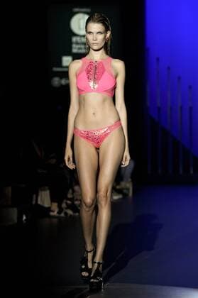 Model bei der Dolores Cortes Fashion Show auf der Mercedes-Benz Fashion Week Madrid Spring Summer 2016. Madrid, 21.09.2015 Dolores Cortes Model 
