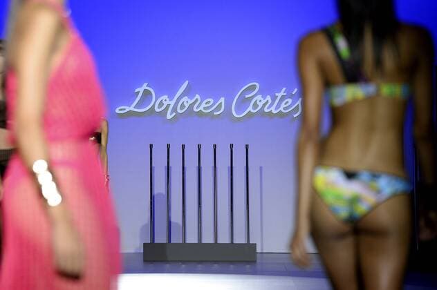Model bei der Dolores Cortes Fashion Show auf der Mercedes-Benz Fashion Week Madrid Spring Summer 2016. Madrid, 21.09.2015 Dolores Cortes Model 
