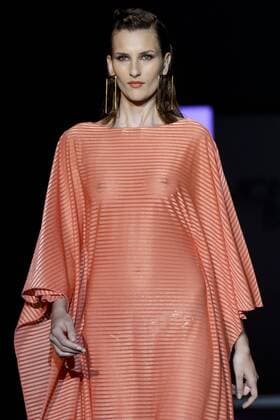 Model bei der Basmar by Montse Bassons Fashion Show auf der Mercedes-Benz Fashion Week Madrid Spring Summer 2016. Madrid, 21.09.2015 Basmar Model 