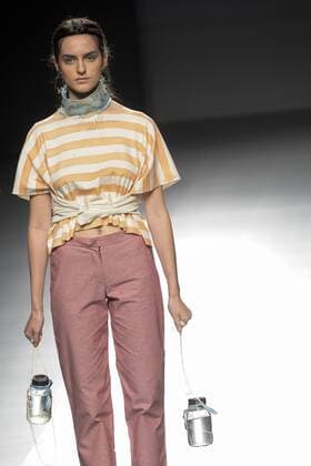 Model bei der Howl Fashion Show auf der Mercedes-Benz Fashion Week Madrid Spring Summer 2016. Madrid, 22.09.2015 Howl Model 
