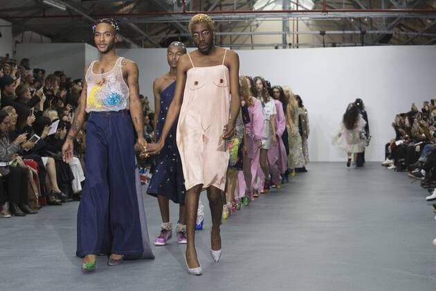 London, UK. 22 09 2015. London Fashion Week SS16 ready-to-wear runway show of designer Ashish at the BFC Show Space in Brewer Street. London Fashion Week, Ashish, London, UK 