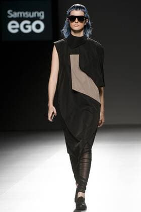 Model bei der 44 Fashion Show auf der Mercedes-Benz Fashion Week Madrid Spring Summer 2016. Madrid, 22.09.2015 44 Model 