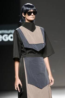 Model bei der 44 Fashion Show auf der Mercedes-Benz Fashion Week Madrid Spring Summer 2016. Madrid, 22.09.2015 44 Model 