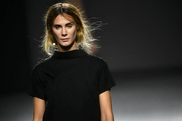 Model bei der Azabala Fashion Show auf der Mercedes-Benz Fashion Week Madrid Spring Summer 2016. Madrid, 22.09.2015 Azabala Model 
