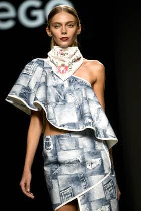 Model bei der Xabi Reyes Fashion Show auf der Mercedes-Benz Fashion Week Madrid Spring Summer 2016. Madrid, 22.09.2015 Xabi Reyes Model 