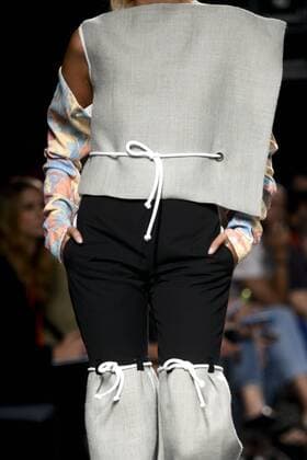 Model bei der Xabi Reyes Fashion Show auf der Mercedes-Benz Fashion Week Madrid Spring Summer 2016. Madrid, 22.09.2015 Xabi Reyes Model 