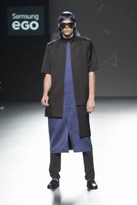 Sept. 22, 2015 - Madrid, Madrid, Spain - A model on the runway at the 44 Show during Mercedes-Benz Fashion Week Madrid Spring Summer 2015 16 at Ifema on September 22, 2015 in Madrid, Spain. Madrid Spain  - ZUMAn230