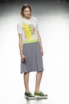 Sept. 22, 2015 - Madrid, Madrid, Spain - A model showcases designs by Paloma Suarez on the runway at the Paloma Suarez show during Mercedes-Benz Fashion Week Madrid Spring Summer 2015 16 at Ifema on September 22, 2015 in Madrid, Spain. Madrid Spain  - ZUMAn230
