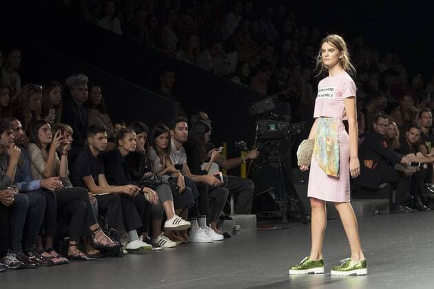 Sept. 22, 2015 - Madrid, Madrid, Spain - A model showcases designs by Paloma Suarez on the runway at the Paloma Suarez show during Mercedes-Benz Fashion Week Madrid Spring Summer 2015 16 at Ifema on September 22, 2015 in Madrid, Spain. Madrid Spain  - ZUMAn230