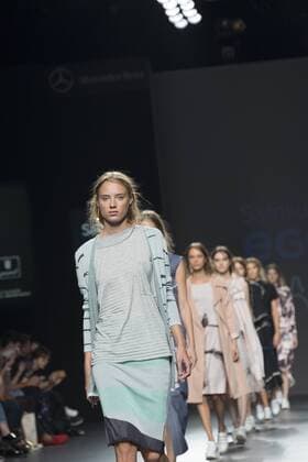 Sept. 22, 2015 - Madrid, Madrid, Spain - A model showcases designs by Azabala on the runway at the Azabala show during Mercedes-Benz Fashion Week Madrid Spring Summer 2015 16 at Ifema on September 22, 2015 in Madrid, Spain. Madrid Spain  - ZUMAn230