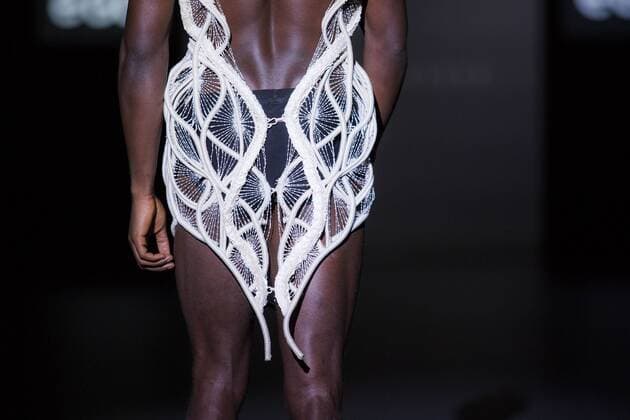 Model bei der Zyanya Keizer Fashion Show auf der Mercedes-Benz Fashion Week Madrid Spring Summer 2016. Madrid, 22.09.2015 Zyanya Keizer Model 