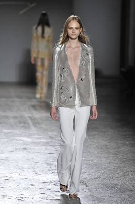 Milan Fashion Week, Women Spring Summer 2016. Milano, Moda Donna, Primavera Estate 2016.GENNY Catwalk. Pictured: models  RiccardoxGiordano