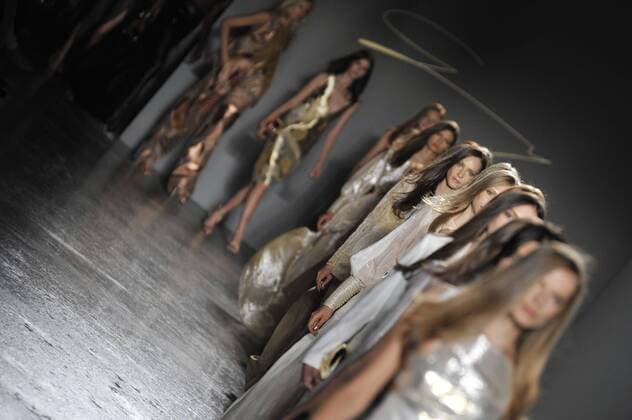 Milan Fashion Week, Women Spring Summer 2016. Milano, Moda Donna, Primavera Estate 2016.GENNY Catwalk. Pictured: models  RiccardoxGiordano