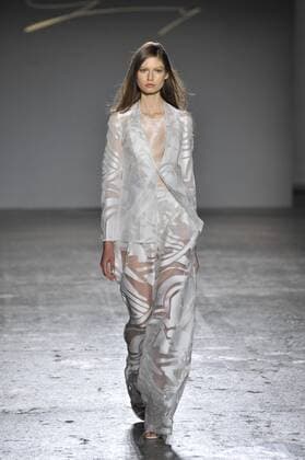 Milan Fashion Week, Women Spring Summer 2016. Milano, Moda Donna, Primavera Estate 2016.GENNY Catwalk. Pictured: models  RiccardoxGiordano