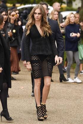 Cara Delevingne bei der Burberry Prorsum Fashion Show auf der London Fashion Week SS16. London, 21.09.2015 Cara Delevingne 