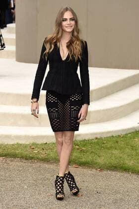 Cara Delevingne bei der Burberry Prorsum Fashion Show auf der London Fashion Week SS16. London, 21.09.2015 Cara Delevingne 