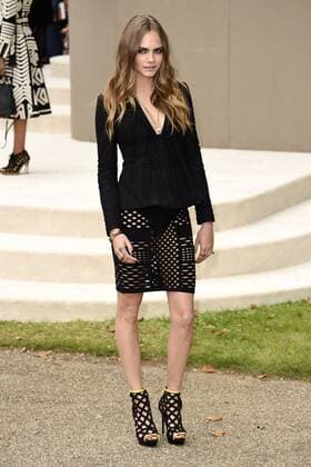 Cara Delevingne bei der Burberry Prorsum Fashion Show auf der London Fashion Week SS16. London, 21.09.2015 Cara Delevingne 