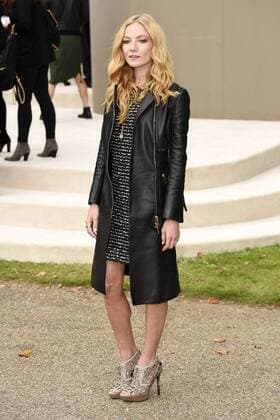 Clara Paget bei der Burberry Prorsum Fashion Show auf der London Fashion Week SS16. London, 21.09.2015 