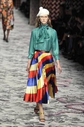 Milan Fashion Week, Women Spring Summer 2016. Milano, Moda Donna, Primavera Estate 2016.GUCCI catwalk . Pictured: models  RiccardoxGiordano