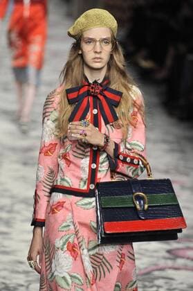 Milan Fashion Week, Women Spring Summer 2016. Milano, Moda Donna, Primavera Estate 2016.GUCCI catwalk . Pictured: models  RiccardoxGiordano
