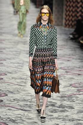 Milan Fashion Week, Women Spring Summer 2016. Milano, Moda Donna, Primavera Estate 2016.GUCCI catwalk . Pictured: models  RiccardoxGiordano