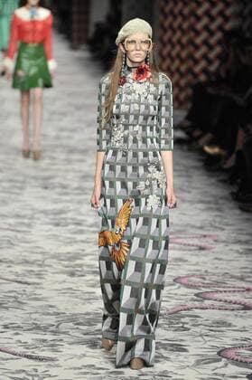 Milan Fashion Week, Women Spring Summer 2016. Milano, Moda Donna, Primavera Estate 2016.GUCCI catwalk . Pictured: models  RiccardoxGiordano