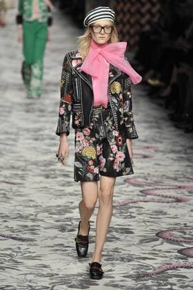 Milan Fashion Week, Women Spring Summer 2016. Milano, Moda Donna, Primavera Estate 2016.GUCCI catwalk . Pictured: models  RiccardoxGiordano