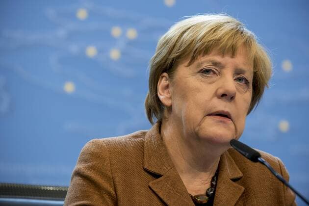 Belgium, Brussels, Sep. 23, 2015 - European Summit to discuss the situation of refugees - German Chancellor Angela Merkel Â  DannyxGys
