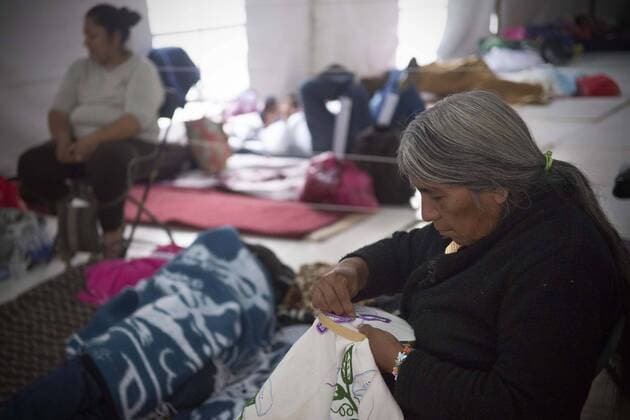 Sept. 24, 2015 - Mexico City, Mexico City, MX - Parents of the 43 missing Ayotzinapa students began a hunger strike ahead of the one-year anniversary of the tragedy, in central Mexico City on Thursday. Mexico City MX - ZUMAa136