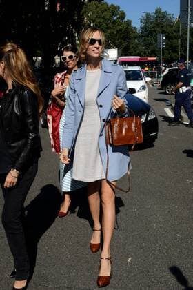 ENTERTAINMENT CELEBRITIES Mailand Fashion Week - Prominente vor der Emporio Armani Modenschau Milano, Guests arrivals at the Emporio Armani Fashion Sohw. Milan Fashion Week. Pictured: Beatrice Borromeo Casiraghi  Comi Terenghi