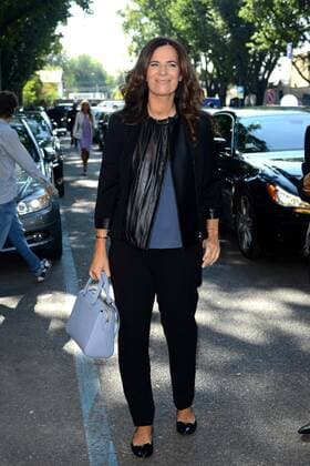 ENTERTAINMENT CELEBRITIES Mailand Fashion Week - Prominente vor der Emporio Armani Modenschau Milano, Guests arrivals at the Emporio Armani Fashion Sohw. Milan Fashion Week. Pictured: Roberta Armani  Comi Terenghi