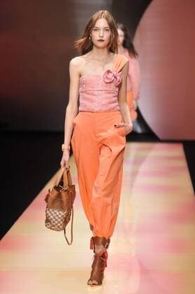 Milan Fashion Week, Women Spring Summer 2016. Milano, Moda Donna, Primavera Estate 2016. EMPORIO ARMANI catwalk Pictured:models  RiccardoxGiordano Fotosicki