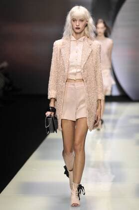 Milan Fashion Week, Women Spring Summer 2016. Milano, Moda Donna, Primavera Estate 2016. EMPORIO ARMANI catwalk Pictured:models  RiccardoxGiordano Fotosicki