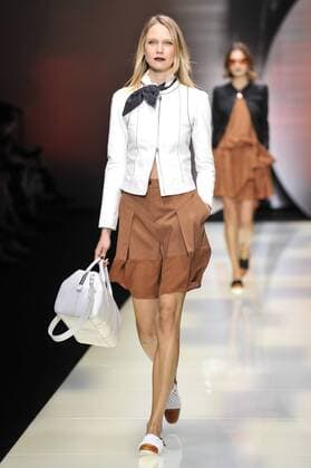 Milan Fashion Week, Women Spring Summer 2016. Milano, Moda Donna, Primavera Estate 2016. EMPORIO ARMANI catwalk Pictured:models  RiccardoxGiordano Fotosicki