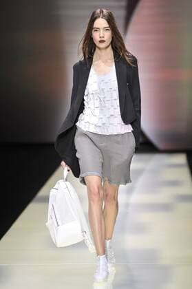 Milan Fashion Week, Women Spring Summer 2016. Milano, Moda Donna, Primavera Estate 2016. EMPORIO ARMANI catwalk Pictured:models  RiccardoxGiordano Fotosicki